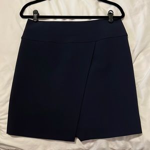 JCrew Navy Crossover Skirt